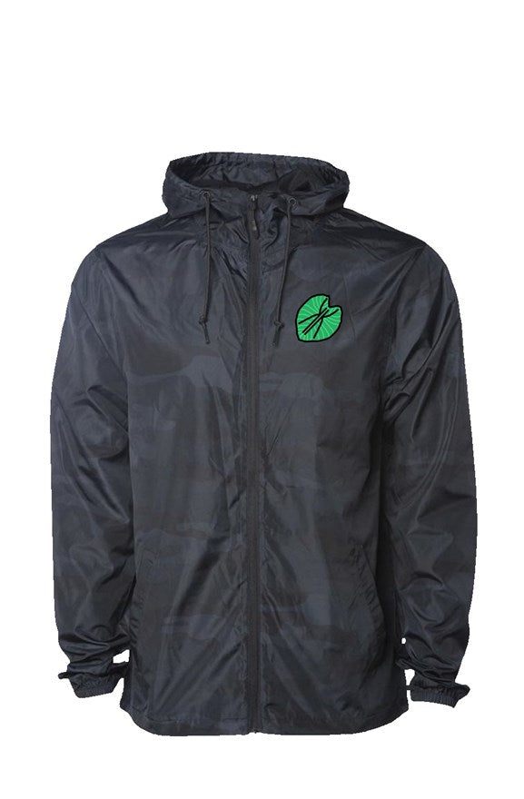 Kalo Black Camo Water Resistant Windbreaker