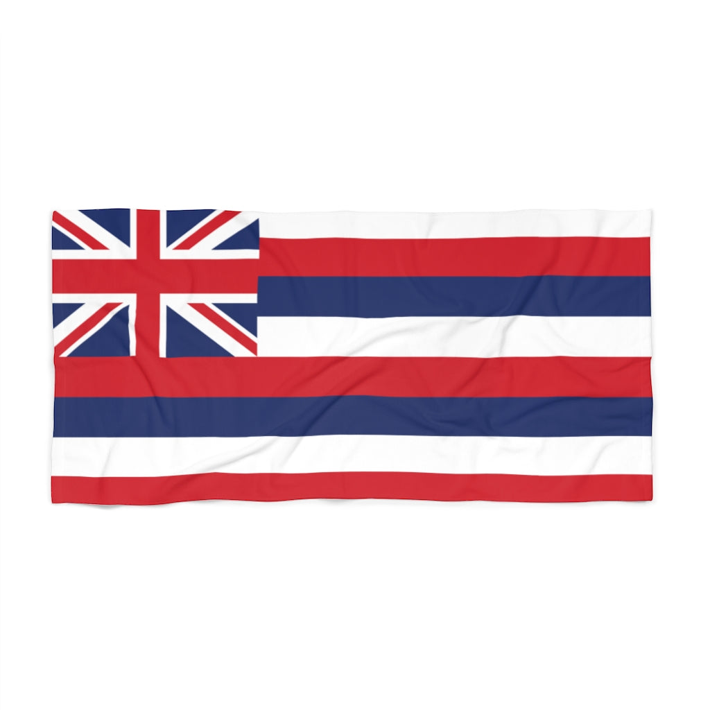 Hae Hawaiʻi Beach Towel (HawaiianFlag)